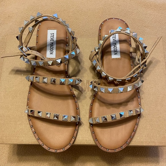 Steve Madden Transport Studded Sandal - Picture 1 of 7